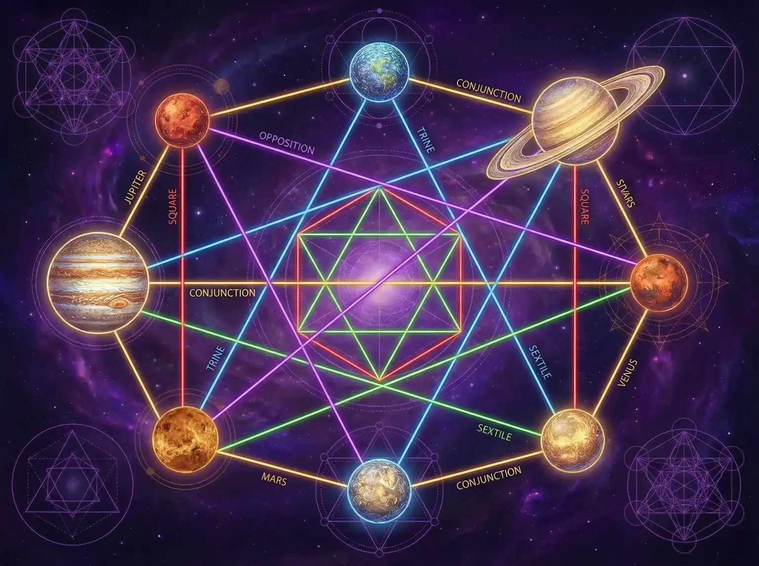行星相位解读 - 谁是那个 已下载 | 占星学进阶